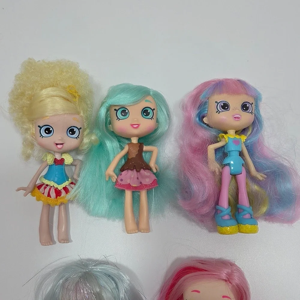 Shopkins Shoppies Dolls Lot Popette Peppa Mint Rainbow Kate Gemma Stone Donatina